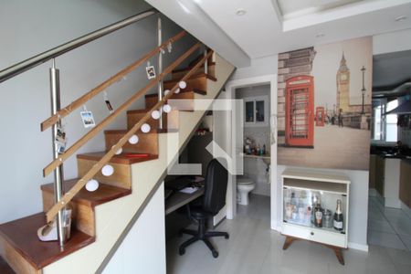 Hall de entrada de casa de condomínio para alugar com 3 quartos, 135m² em Olaria, Canoas