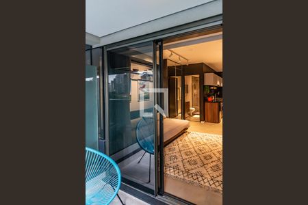 Varanda de kitnet/studio à venda com 1 quarto, 30m² em República, São Paulo