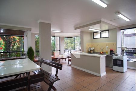 Área comum - Salão de festas de apartamento à venda com 2 quartos, 78m² em Mauá, Novo Hamburgo