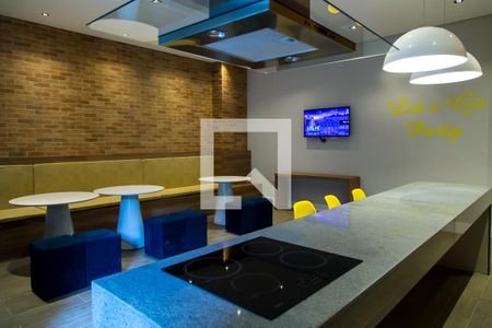 Studio para alugar com 28m², 1 quarto e sem vagaSalão de festas