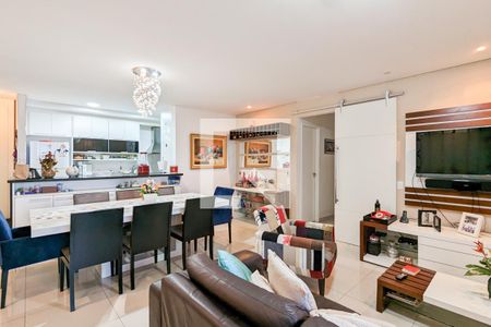 Sala de apartamento à venda com 3 quartos, 102m² em Baeta Neves, São Bernardo do Campo