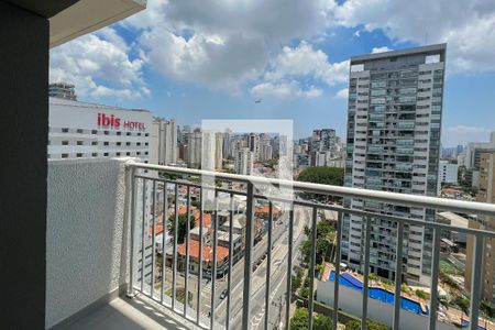 Sacada de apartamento para alugar com 1 quarto, 27m² em Vila Nova Conceição, São Paulo