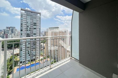 Sacada de apartamento para alugar com 1 quarto, 27m² em Vila Nova Conceição, São Paulo