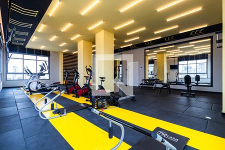 Área comum - Academia de kitnet/studio para alugar com 1 quarto, 27m² em Vila Dom Pedro I, São Paulo