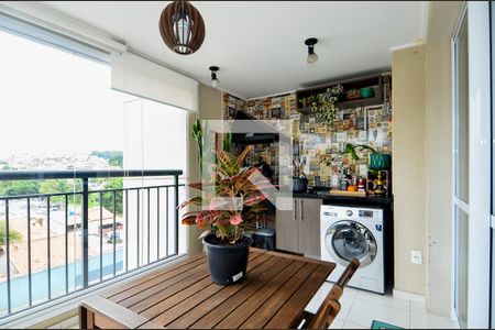 Varanda Gourmet de apartamento à venda com 2 quartos, 57m² em Jardim Flor da Montanha, Guarulhos