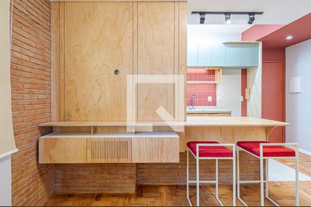 Sala de apartamento à venda com 1 quarto, 42m² em Consolação, São Paulo