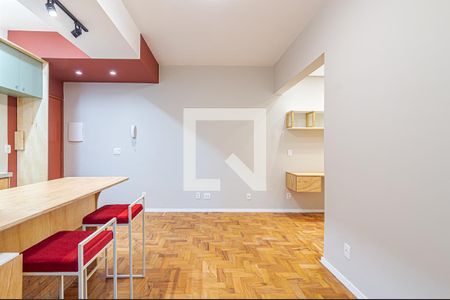 Sala de apartamento à venda com 1 quarto, 42m² em Consolação, São Paulo