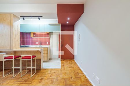 Sala de apartamento à venda com 1 quarto, 42m² em Consolação, São Paulo