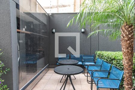 Studio à venda com 27m², 1 quarto e sem vagaChurrasqueira