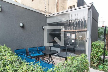 Studio à venda com 27m², 1 quarto e sem vagaChurrasqueira