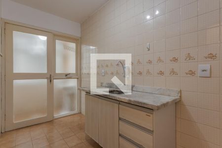 Cozinha de apartamento para alugar com 1 quarto, 45m² em Jardim do Salso, Porto Alegre
