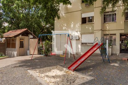 Área comum - Playground de apartamento para alugar com 1 quarto, 45m² em Jardim do Salso, Porto Alegre