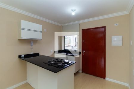 Cozinha de kitnet/studio para alugar com 1 quarto, 27m² em Vila Cleonice, São Paulo