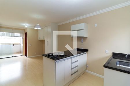 Cozinha de kitnet/studio para alugar com 1 quarto, 27m² em Vila Cleonice, São Paulo