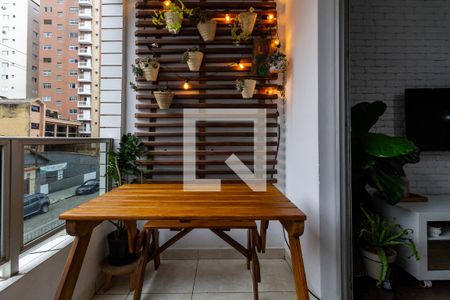 Detalhe da varanda de apartamento para alugar com 2 quartos, 68m² em Ocian, Praia Grande
