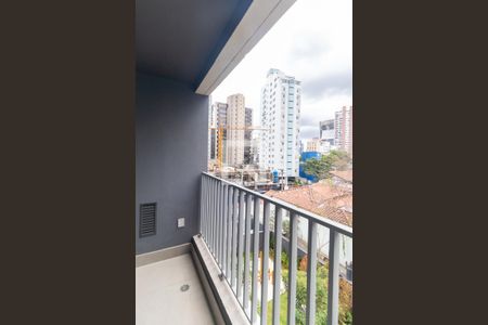 Varanda de kitnet/studio para alugar com 1 quarto, 22m² em Jardim Paulistano, São Paulo