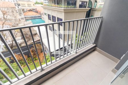 Varanda de kitnet/studio para alugar com 1 quarto, 22m² em Jardim Paulistano, São Paulo