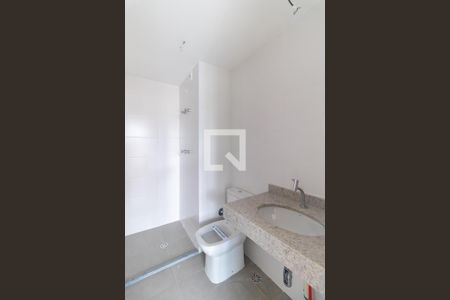 Banheiro de kitnet/studio para alugar com 1 quarto, 22m² em Jardim Paulistano, São Paulo