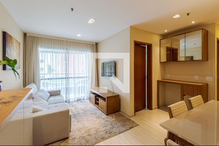 Sala de apartamento para alugar com 1 quarto, 54m² em Bela Vista, São Paulo