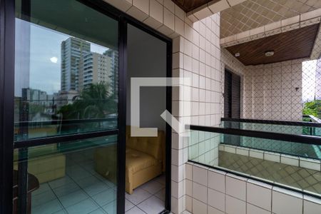 Varanda de apartamento para alugar com 1 quarto, 50m² em Guilhermina, Praia Grande