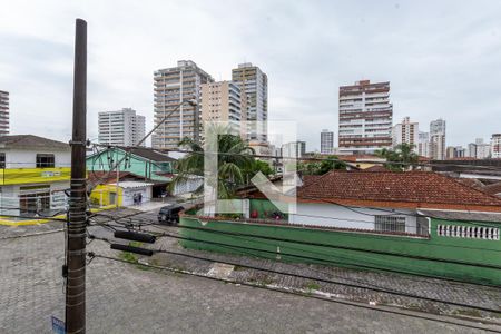 Vista da varanda de apartamento para alugar com 1 quarto, 50m² em Guilhermina, Praia Grande