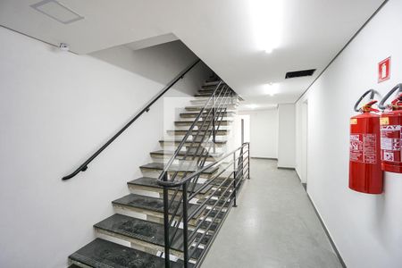 Corredor externo de kitnet/studio para alugar com 1 quarto, 38m² em Vila Formosa, São Paulo