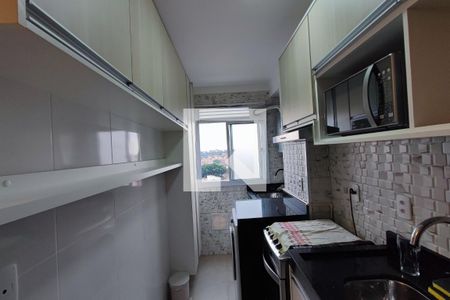 Cozinha  de apartamento à venda com 2 quartos, 43m² em Parque Industrial, Campinas