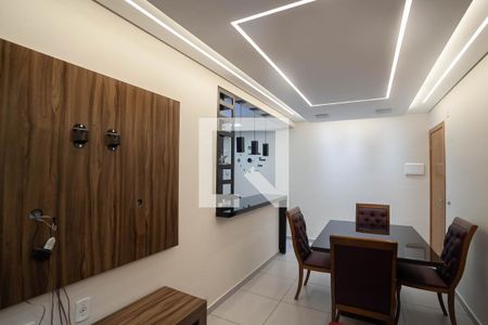 Sala de apartamento à venda com 2 quartos, 54m² em São Gotardo, Contagem