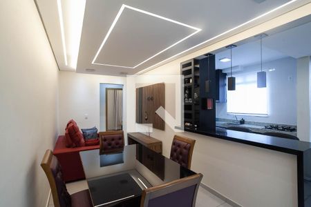 Sala de apartamento à venda com 2 quartos, 54m² em São Gotardo, Contagem