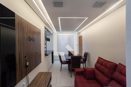 Sala de apartamento à venda com 2 quartos, 54m² em São Gotardo, Contagem