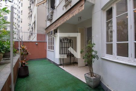 Varanda da Sala de apartamento à venda com 3 quartos, 110m² em Copacabana, Rio de Janeiro