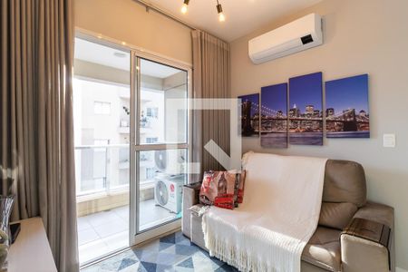 Sala de apartamento para alugar com 1 quarto, 43m² em Centro, Campinas