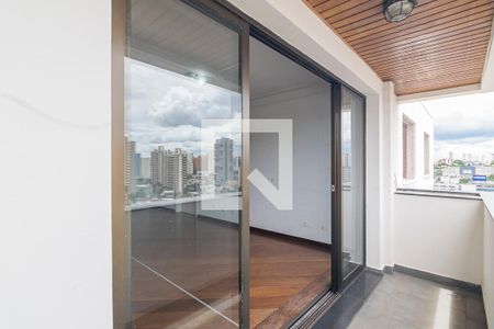 Varanda da Sala de apartamento à venda com 4 quartos, 134m² em Centro, Santo André