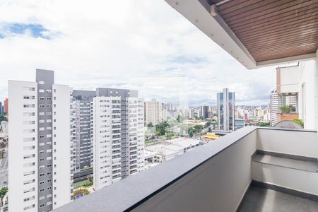Varanda da Sala de apartamento à venda com 4 quartos, 134m² em Centro, Santo André