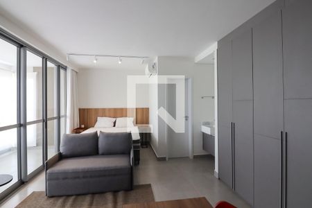 Sala de apartamento para alugar com 1 quarto, 53m² em Alto da Boa Vista, Ribeirão Preto