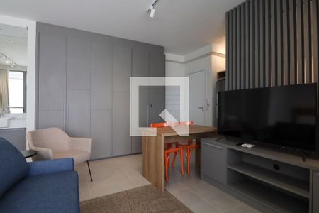 Sala de apartamento para alugar com 1 quarto, 53m² em Alto da Boa Vista, Ribeirão Preto