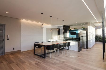 Studio para alugar com 53m², 1 quarto e 1 vagaÁrea Gourmet