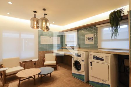 Studio para alugar com 53m², 1 quarto e 1 vagaLavanderia