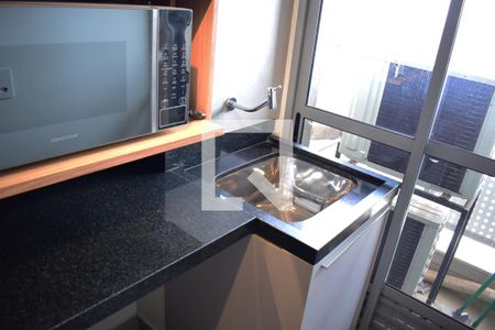 Cozinha de kitnet/studio para alugar com 1 quarto, 53m² em Alto da Boa Vista, Ribeirão Preto