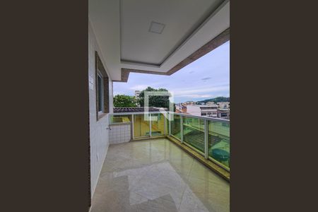 Varanda gourmert da Sala de apartamento à venda com 3 quartos, 76m² em Méier, Rio de Janeiro