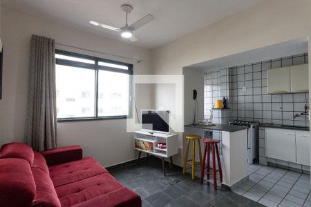 Sala de apartamento para alugar com 1 quarto, 35m² em Vila Monte Alegre, Ribeirão Preto