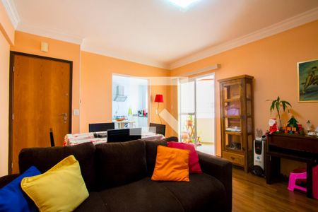 Sala de apartamento para alugar com 3 quartos, 89m² em Vila Valparaiso, Santo André