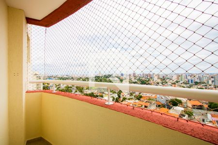 Varanda do quarto 1 de apartamento para alugar com 3 quartos, 89m² em Vila Valparaiso, Santo André