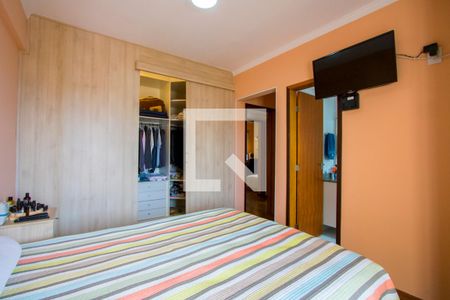 Quarto 1 - Suíte de apartamento para alugar com 3 quartos, 89m² em Vila Valparaiso, Santo André