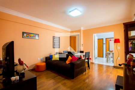 Sala de apartamento para alugar com 3 quartos, 89m² em Vila Valparaiso, Santo André