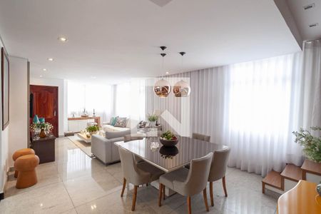 Sala 1  de apartamento à venda com 4 quartos, 228m² em Ouro Preto, Belo Horizonte