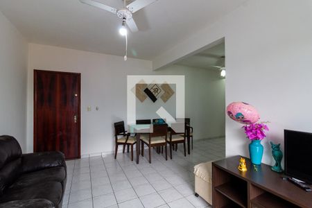 Sala de apartamento para alugar com 1 quarto, 65m² em Caiçara, Praia Grande