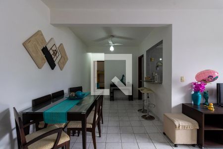 Sala de apartamento para alugar com 1 quarto, 65m² em Caiçara, Praia Grande