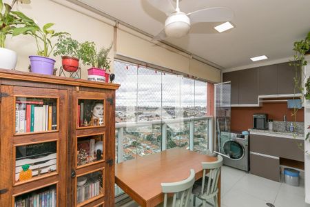 Varanda da Sala de apartamento à venda com 1 quarto, 43m² em Jardim Aeroporto, São Paulo