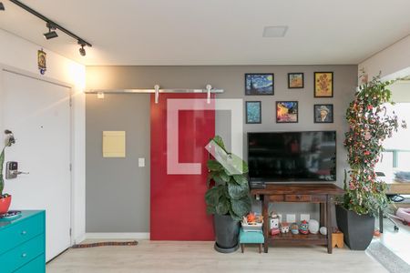 Varanda da Sala de apartamento à venda com 1 quarto, 43m² em Jardim Aeroporto, São Paulo